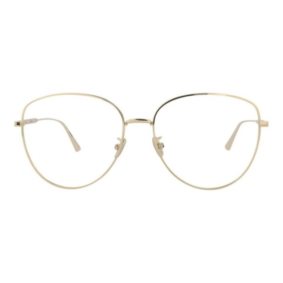 Dior Womens Round/Oval Gold Gold Transparent Fashion Designer Eyewear - Picture 1 of 4